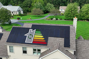 roof of house with diagram